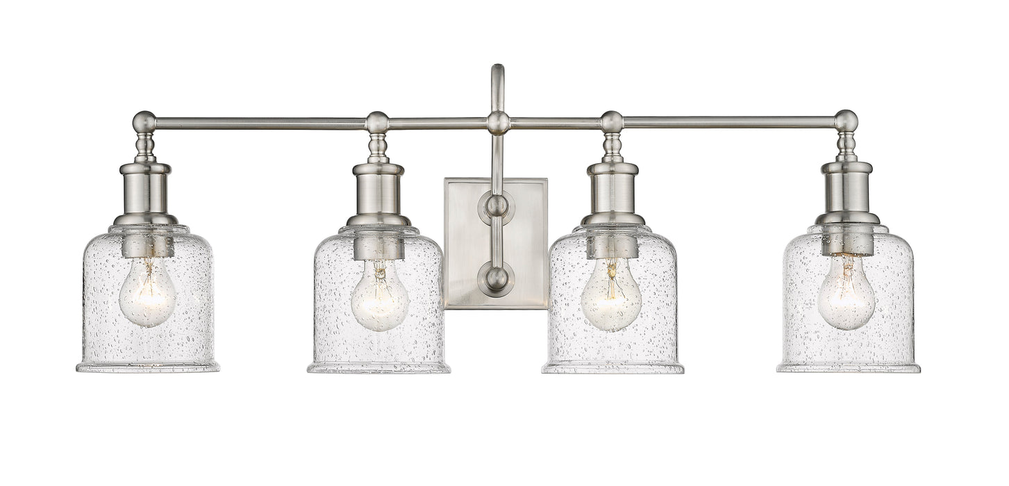 Vanity Z-Lite 734-4V-BN Brushed Nickel Bryant 4 Light Vanity Z-Lite