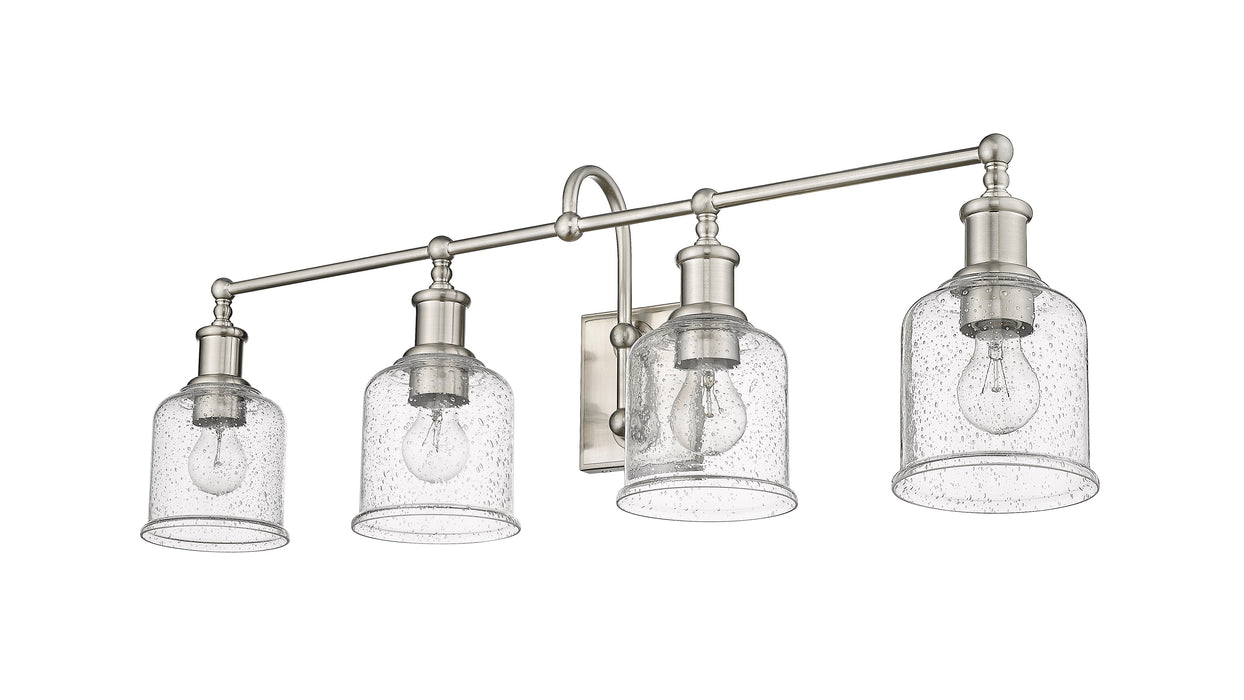 Vanity Z-Lite 734-4V-BN Brushed Nickel Bryant 4 Light Vanity Z-Lite