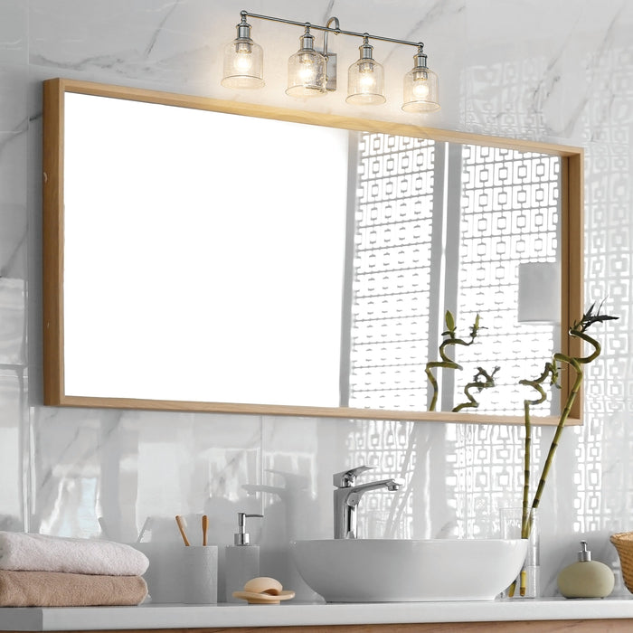 Vanity Z-Lite 734-4V-BN Brushed Nickel Bryant 4 Light Vanity Z-Lite