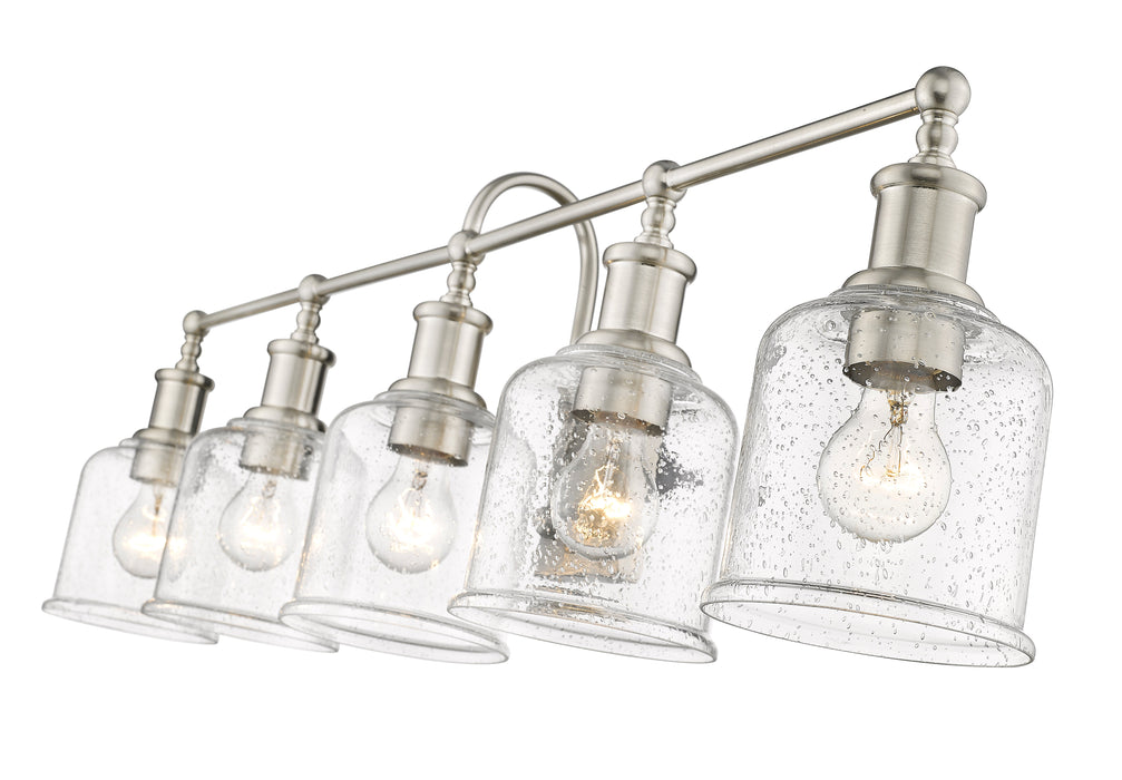 Vanity Z-Lite 734-5V-BN Brushed Nickel Bryant 5 Light Vanity Z-Lite