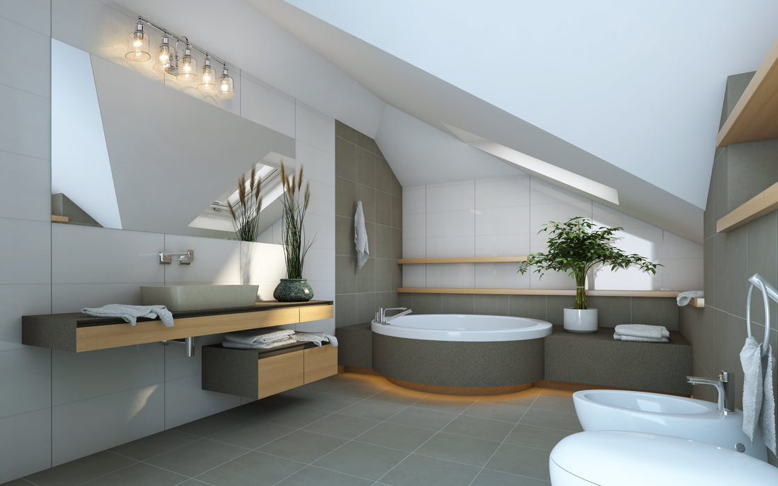 Vanity Z-Lite 734-5V-CH Chrome Bryant 5 Light Vanity Z-Lite