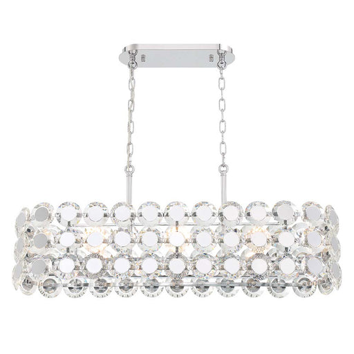 Eurofase 44287-016 Perrene 40" Chrome Chandelier