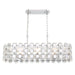 Eurofase 44287-016 Perrene 40" Chrome Chandelier