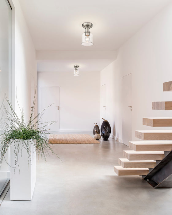 Flush Mount Z-Lite 734F1-BN Brushed Nickel Bryant 1 Light Flush Mount Z-Lite