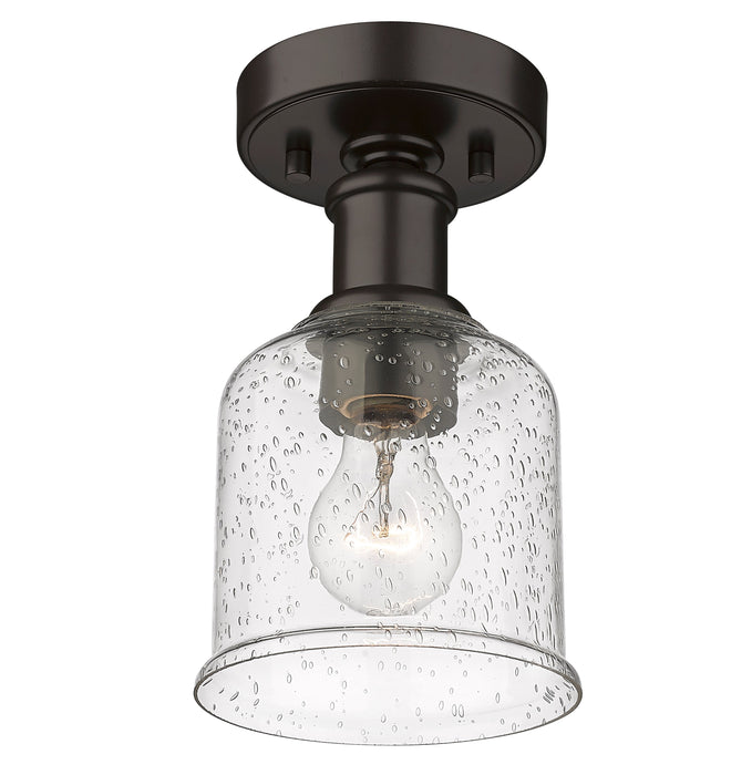 Flush Mount Z-Lite 734F1-BRZ Bronze Bryant 1 Light Flush Mount Z-Lite