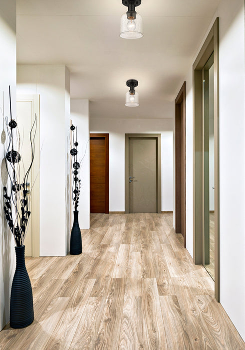 Flush Mount Z-Lite 734F1-BRZ Bronze Bryant 1 Light Flush Mount Z-Lite