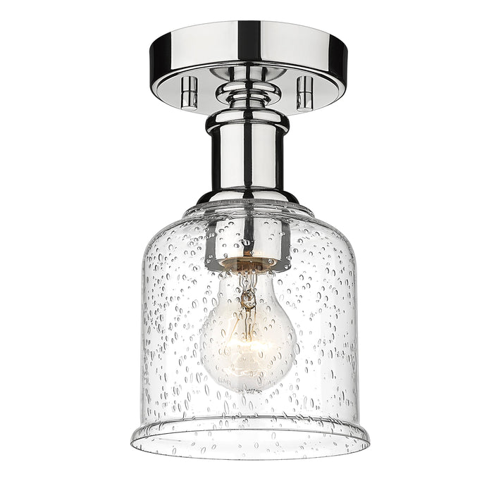 Flush Mount Z-Lite 734F1-CH Chrome Bryant 1 Light Flush Mount Z-Lite