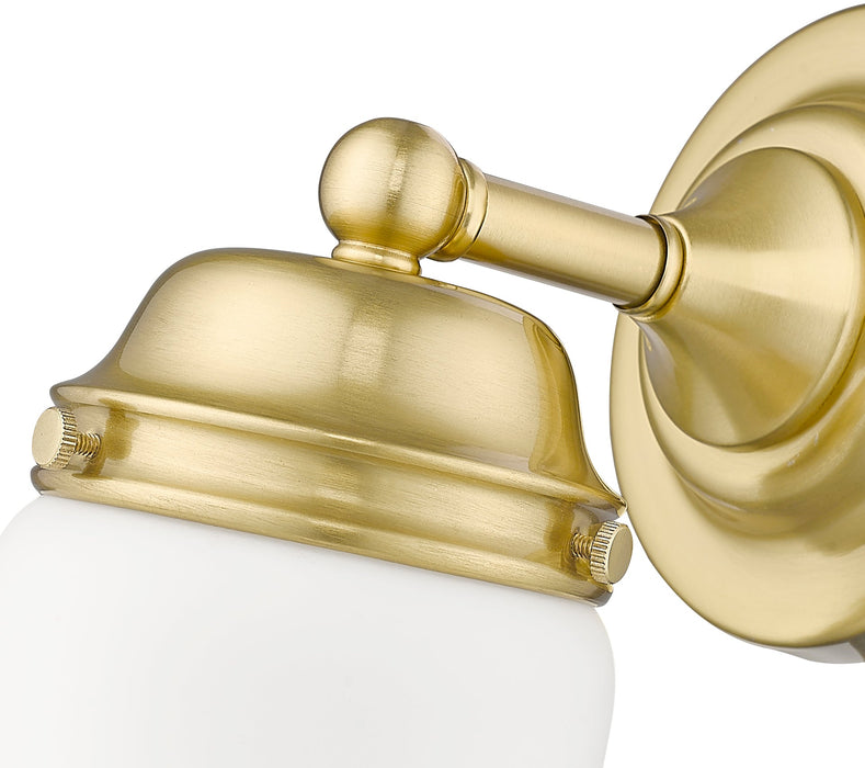 Wall Sconce Z-Lite 735-1S-LG Luxe Gold Vaughn 1 Light Wall Sconce Z-Lite