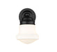 Wall Sconce Z-Lite 735-1S-MB Matte Black Vaughn 1 Light Wall Sconce Z-Lite