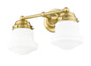 Vanity Z-Lite 735-2V-LG Luxe Gold Vaughn 2 Light Vanity Z-Lite