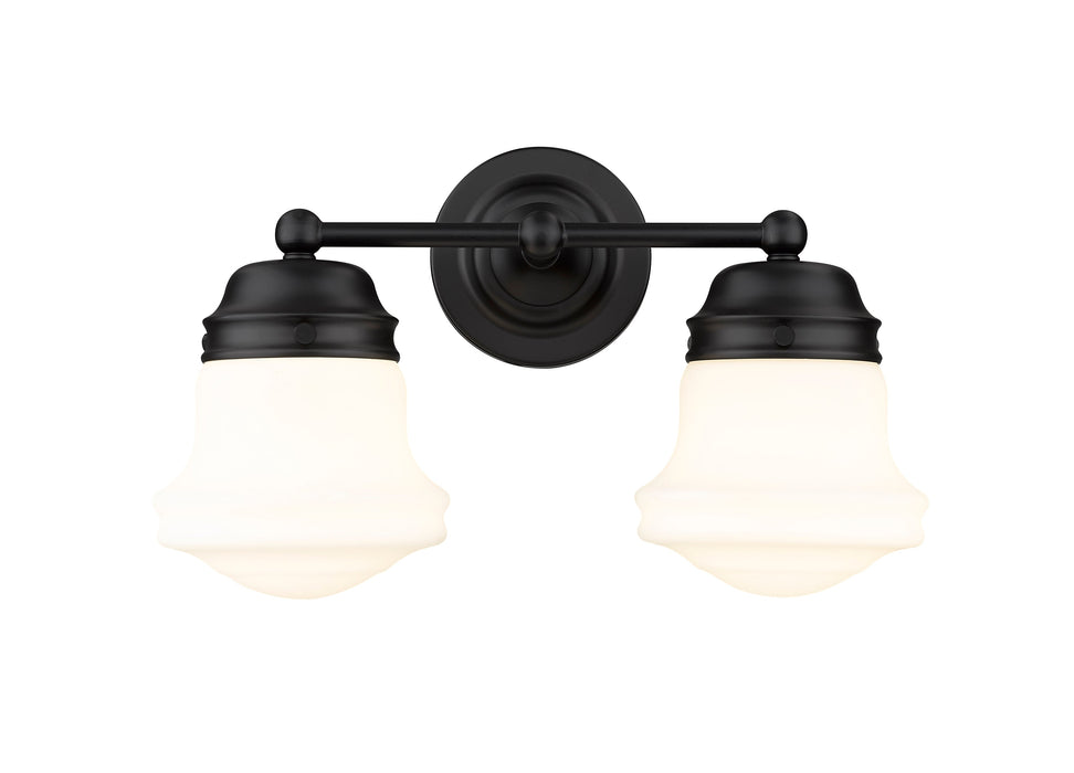Vanity Z-Lite 735-2V-MB Matte Black Vaughn 2 Light Vanity Z-Lite