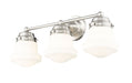 Vanity Z-Lite 735-3V-BN Brushed Nickel Vaughn 3 Light Vanity Z-Lite