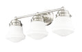 Vanity Z-Lite 735-3V-BN Brushed Nickel Vaughn 3 Light Vanity Z-Lite
