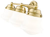Vanity Z-Lite 735-3V-LG Luxe Gold Vaughn 3 Light Vanity Z-Lite