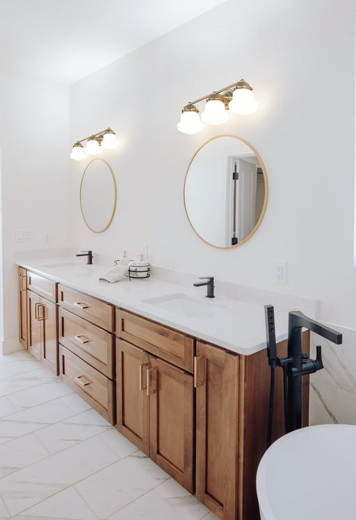 Vanity Z-Lite 735-3V-LG Luxe Gold Vaughn 3 Light Vanity Z-Lite