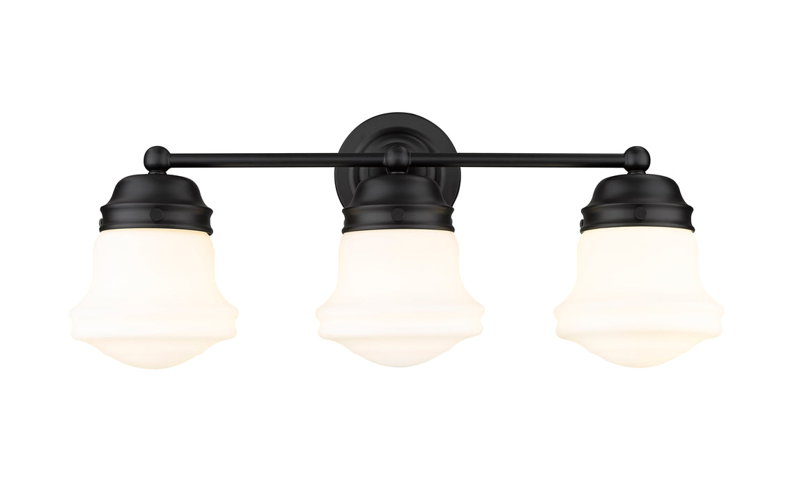 Vanity Z-Lite 735-3V-MB Matte Black Vaughn 3 Light Vanity Z-Lite