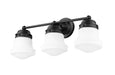 Vanity Z-Lite 735-3V-MB Matte Black Vaughn 3 Light Vanity Z-Lite