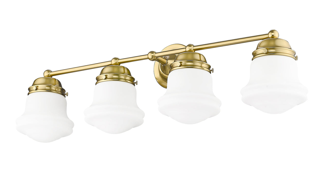 Vanity Z-Lite 735-4V-LG Luxe Gold Vaughn 4 Light Vanity Z-Lite