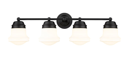 Vanity Z-Lite 735-4V-MB Matte Black Vaughn 4 Light Vanity Z-Lite