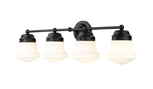 Vanity Z-Lite 735-4V-MB Matte Black Vaughn 4 Light Vanity Z-Lite