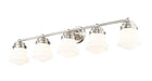 Vanity Z-Lite 735-5V-BN Brushed Nickel Vaughn 5 Light Vanity Z-Lite