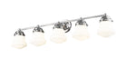 Vanity Z-Lite 735-5V-CH Chrome Vaughn 5 Light Vanity Z-Lite
