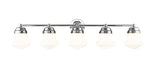 Vanity Z-Lite 735-5V-CH Chrome Vaughn 5 Light Vanity Z-Lite
