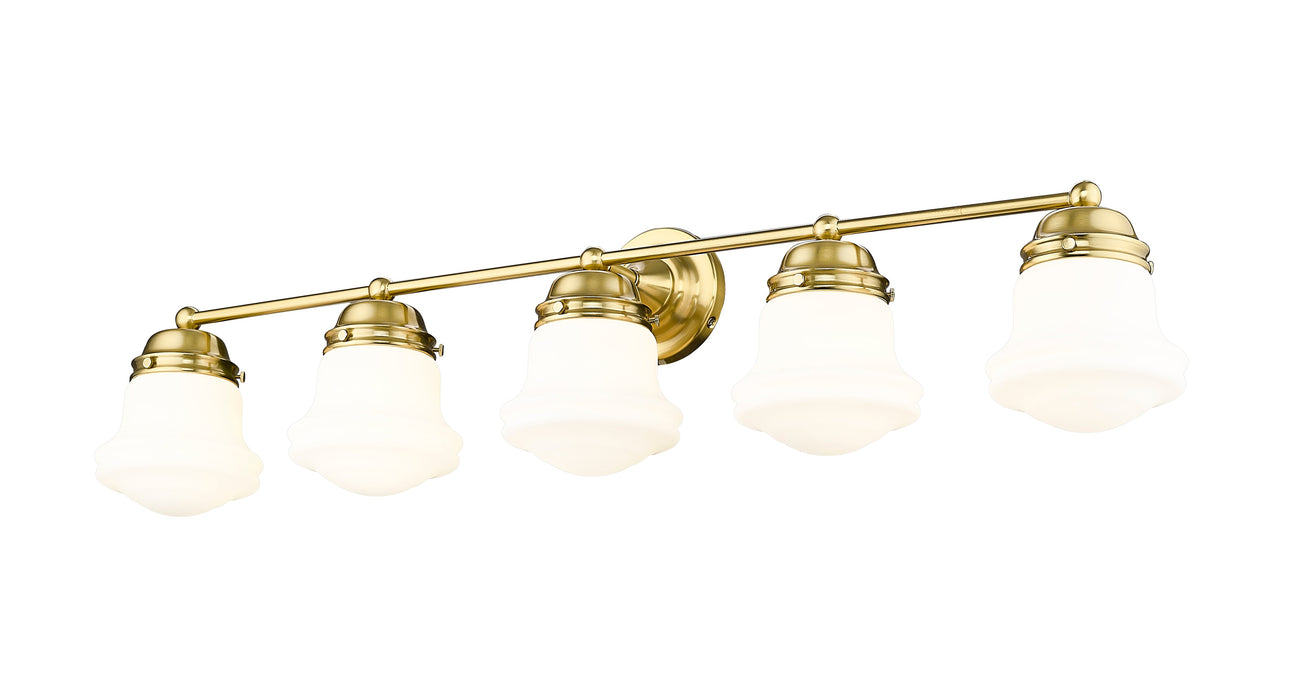 Vanity Z-Lite 735-5V-LG Luxe Gold Vaughn 5 Light Vanity Z-Lite
