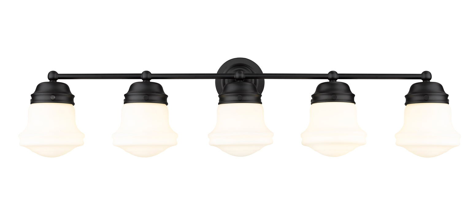 Vanity Z-Lite 735-5V-MB Matte Black Vaughn 5 Light Vanity Z-Lite