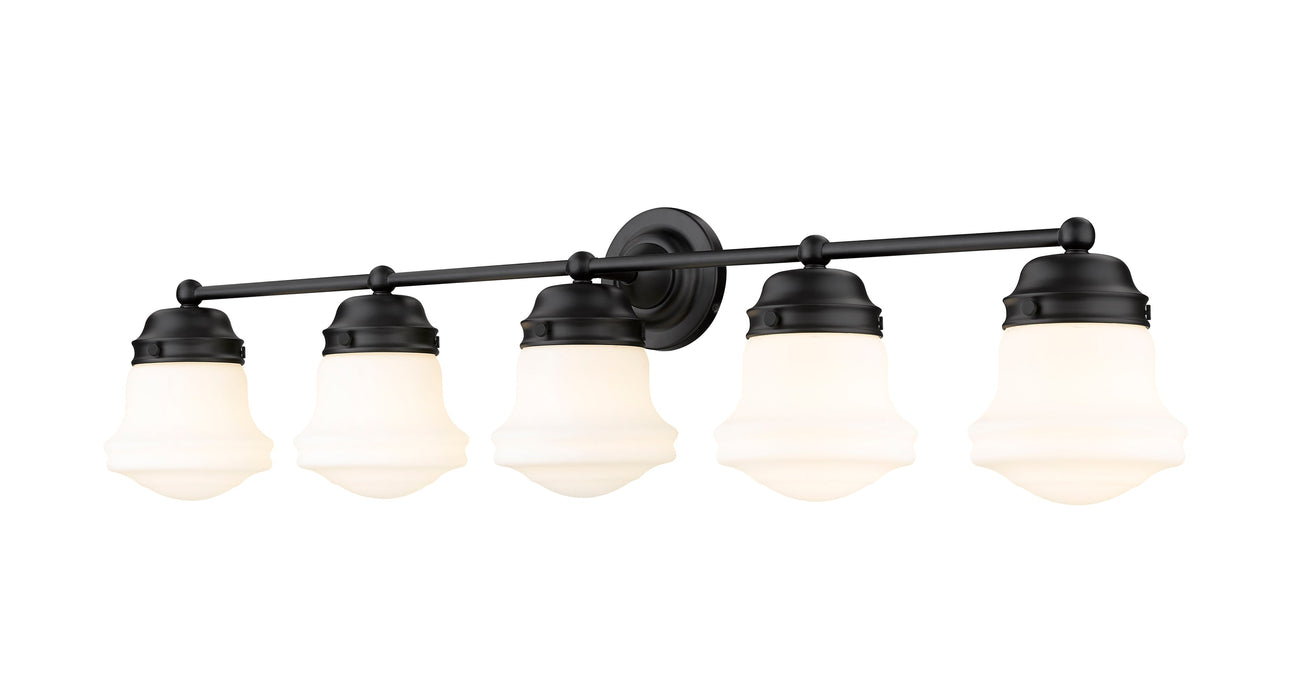 Vanity Z-Lite 735-5V-MB Matte Black Vaughn 5 Light Vanity Z-Lite