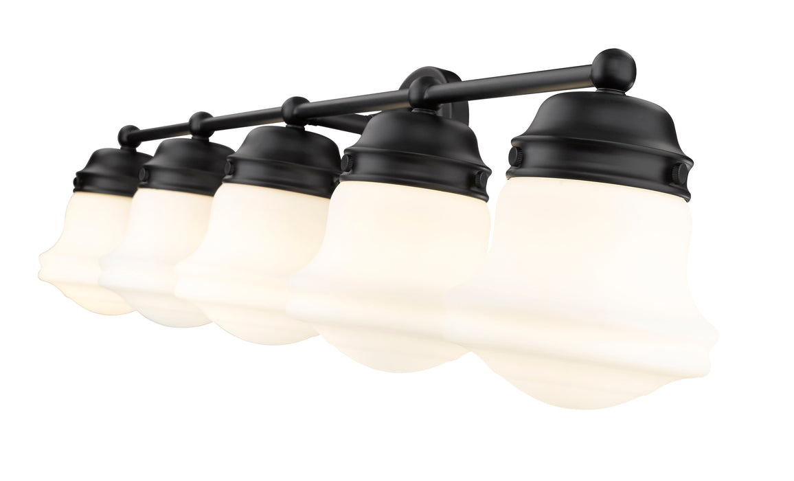 Vanity Z-Lite 735-5V-MB Matte Black Vaughn 5 Light Vanity Z-Lite