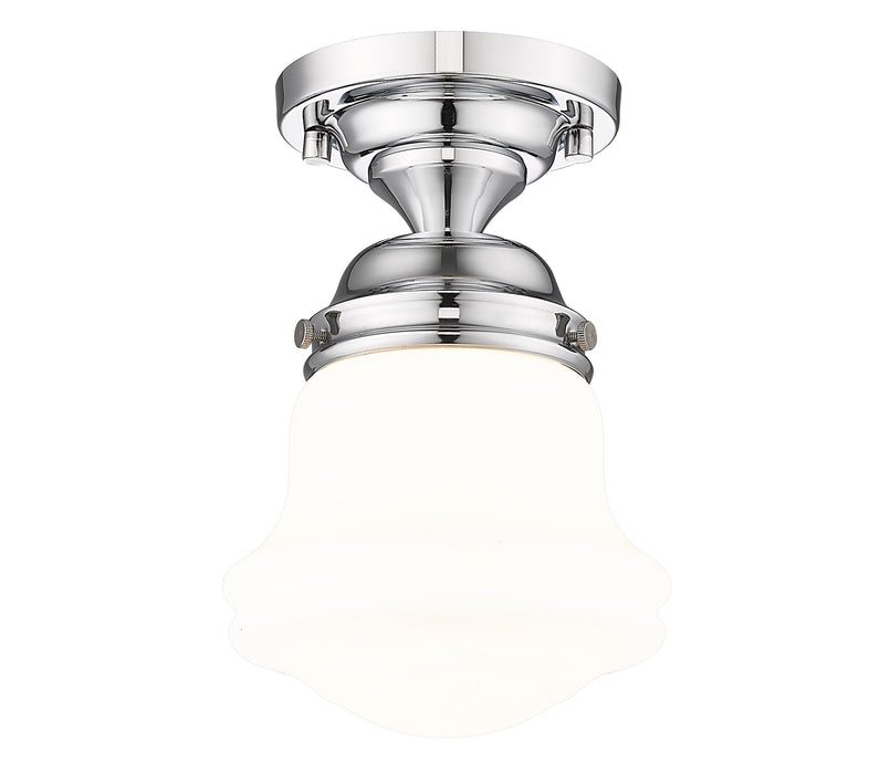 Flush Mount Z-Lite 735F1-CH Chrome Vaughn 1 Light Flush Mount Z-Lite