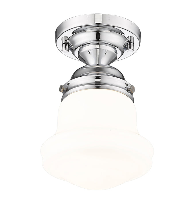 Flush Mount Z-Lite 735F1-CH Chrome Vaughn 1 Light Flush Mount Z-Lite