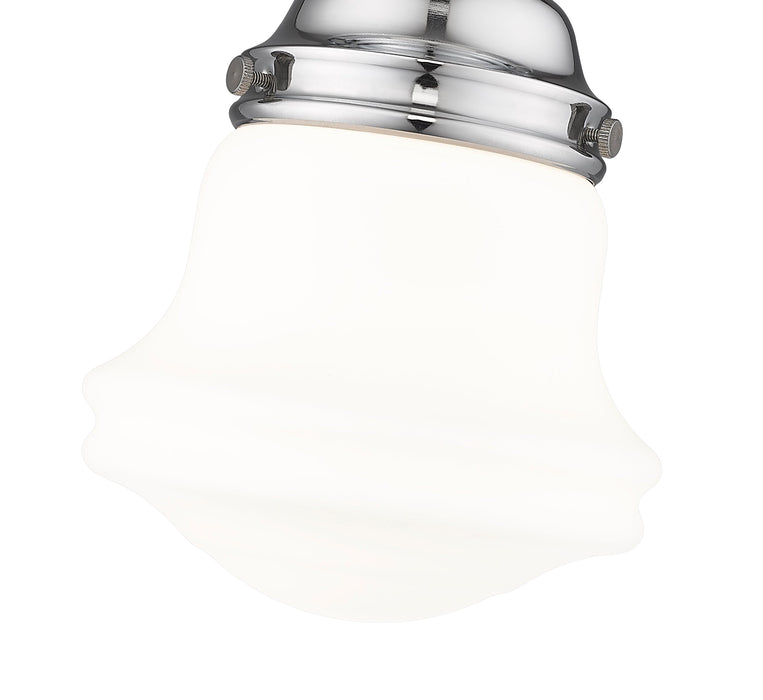 Flush Mount Z-Lite 735F1-CH Chrome Vaughn 1 Light Flush Mount Z-Lite