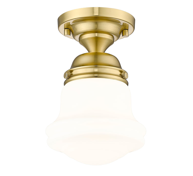 Flush Mount Z-Lite 735F1-LG Luxe Gold Vaughn 1 Light Flush Mount Z-Lite