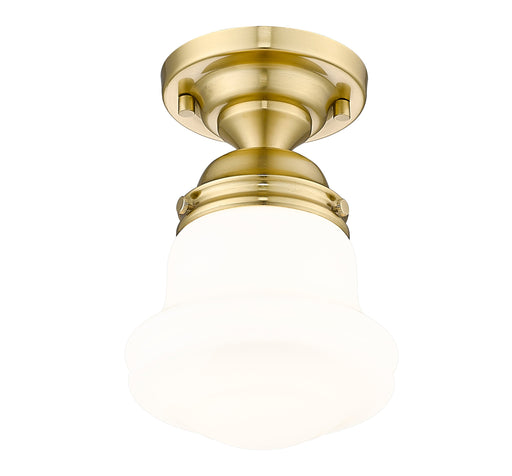 Flush Mount Z-Lite 735F1-LG Luxe Gold Vaughn 1 Light Flush Mount Z-Lite