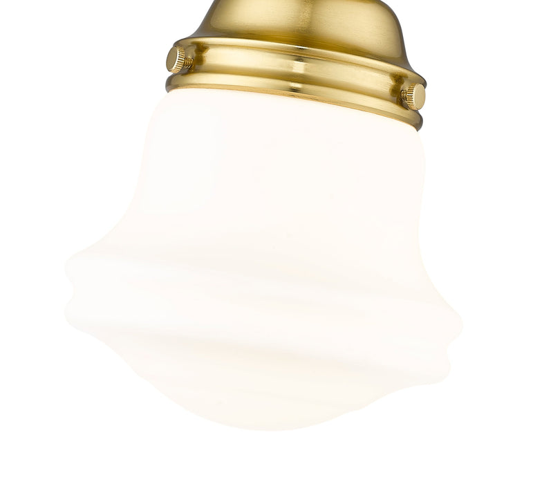 Flush Mount Z-Lite 735F1-LG Luxe Gold Vaughn 1 Light Flush Mount Z-Lite