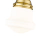 Flush Mount Z-Lite 735F1-LG Luxe Gold Vaughn 1 Light Flush Mount Z-Lite