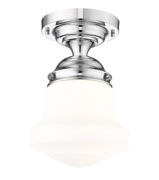Flush Mount Z-Lite 735F10-CH Chrome Vaughn 1 Light Flush Mount Z-Lite