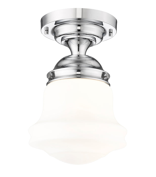 Flush Mount Z-Lite 735F10-CH Chrome Vaughn 1 Light Flush Mount Z-Lite