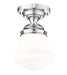Flush Mount Z-Lite 735F10-CH Chrome Vaughn 1 Light Flush Mount Z-Lite