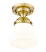 Flush Mount Z-Lite 735F10-LG Luxe Gold Vaughn 1 Light Flush Mount Z-Lite