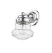 Wall Sconce Z-Lite 736-1S-CH Chrome Vaughn 1 Light Wall Sconce Z-Lite