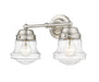 Vanity Z-Lite 736-2V-BN Brushed Nickel Vaughn 2 Light Vanity Z-Lite