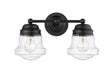 Vanity Z-Lite 736-2V-MB Matte Black Vaughn 2 Light Vanity Z-Lite