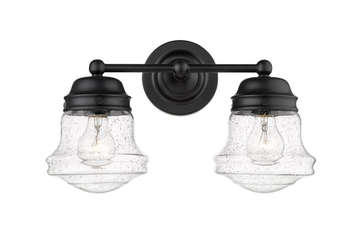 Vanity Z-Lite 736-2V-MB Matte Black Vaughn 2 Light Vanity Z-Lite