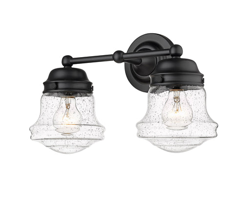 Vanity Z-Lite 736-2V-MB Matte Black Vaughn 2 Light Vanity Z-Lite