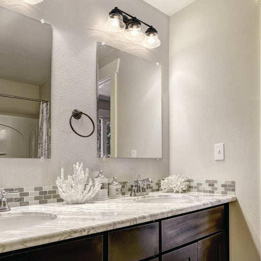 Vanity Z-Lite 736-3V-MB Matte Black Vaughn 3 Light Vanity Z-Lite