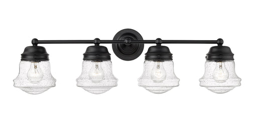 Vanity Z-Lite 736-4V-MB Matte Black Vaughn 4 Light Vanity Z-Lite