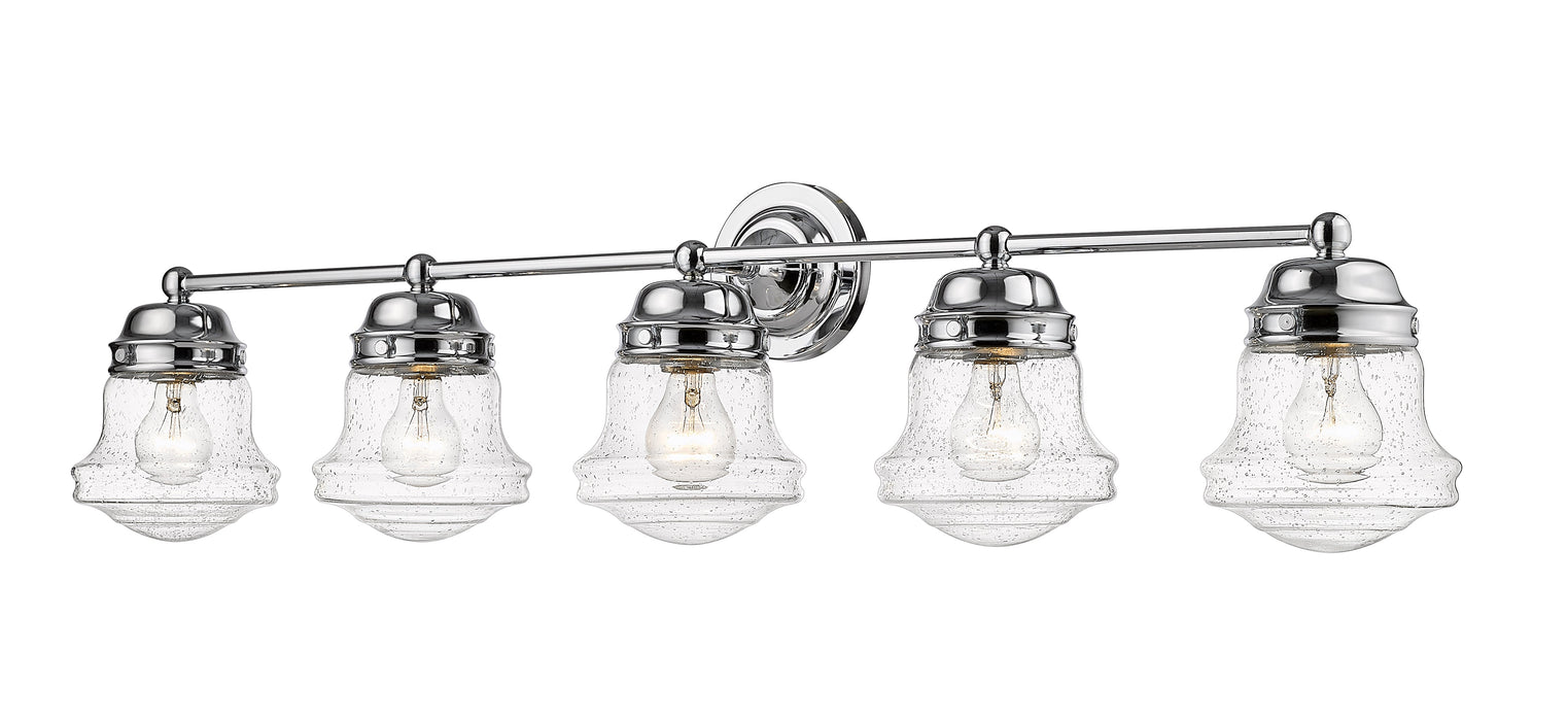 Vanity Z-Lite 736-5V-CH Chrome Vaughn 5 Light Vanity Z-Lite